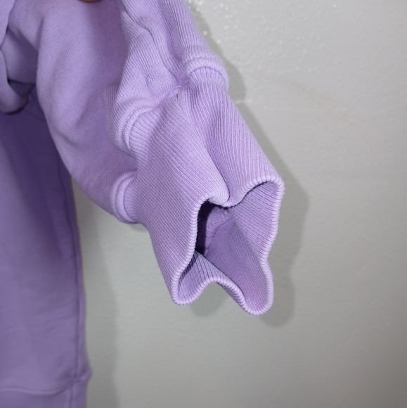 AGOLDE THORA SWEATSHIRT IN LUNAR PURPLE size Large - Picture 7 of 11
